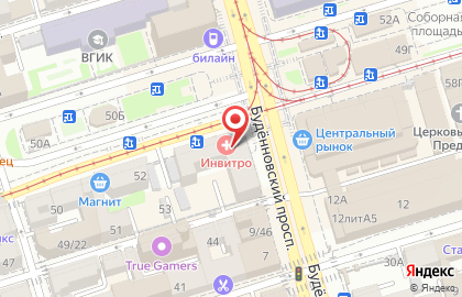 Фирменный магазин У Палыча на ​Будённовском проспекте на карте
