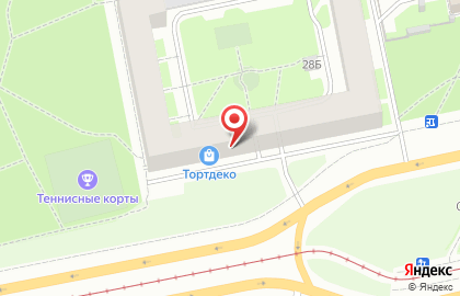 Магазин для кондитера ТортДеко в Выборгском районе на карте