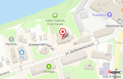 Магазин автозапчастей Автомир на улице Добровольского на карте