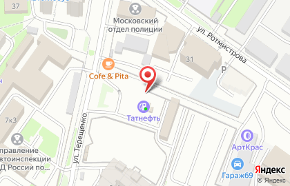 Официальный партнер Газпром нефть Опти в Твери на карте