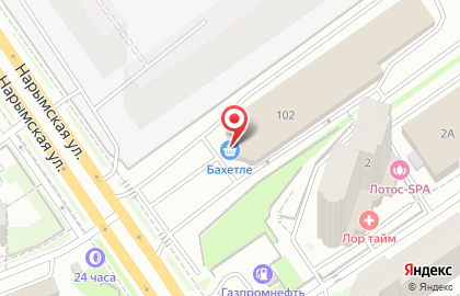 Бадис в Новосибирске на карте