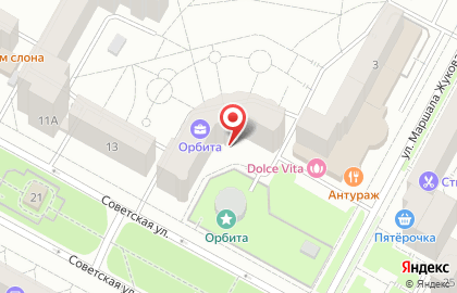 ТЦ Орбита в Центральном районе на карте