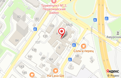 Зоомагазин Кормушка в Первомайском районе на карте