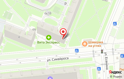 Зоомагазин Кормушка в Выборгском районе на карте