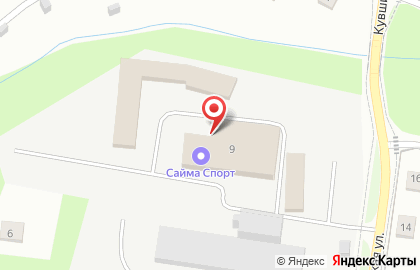Торговая компания Cайма Спорт на карте