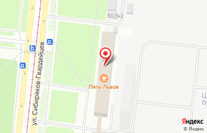 Строительно-монтажная компания ПластСибТ на площади Сибиряков-Гвардейцев на карте