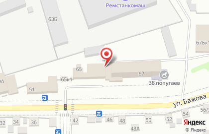 Газ-Сервис на улице Бажова на карте