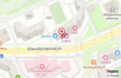 Производственно-монтажная компания Оконный Континент на Южнобутовской улице на карте