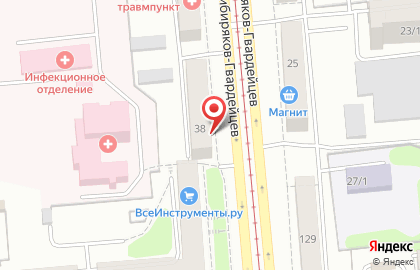Центр подключения водителей GoodWay на площади Сибиряков-Гвардейцев на карте