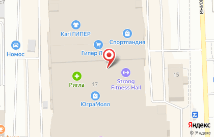 Магазин спортивного питания Фитнес Формула в Ханты-Мансийске на карте