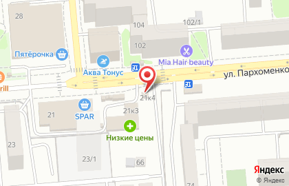 Магазин цветов и подарков на площади Карла Маркса на карте
