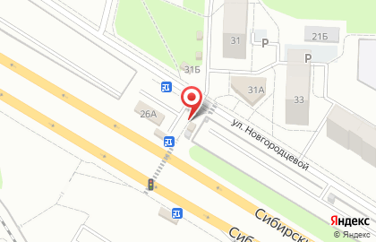 Кафе быстрого питания AntalyaKebap на улице Новгородцевой на карте