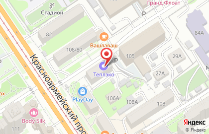 Магазин-салон Воздушный замок в Центральном районе на карте