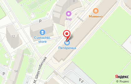 Многопрофильный магазин Табачный капитан в Октябрьском районе на карте