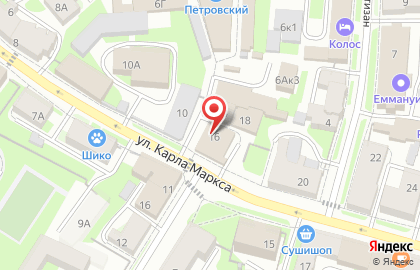 Магазин цветов, ИП Гуссейнов Т.О. на карте