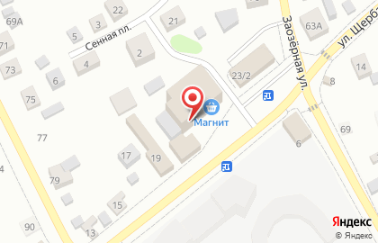 Заречная Пивоварня на карте
