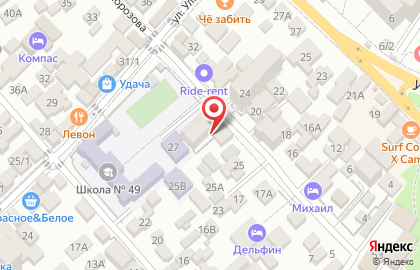Гостиница Морской на карте