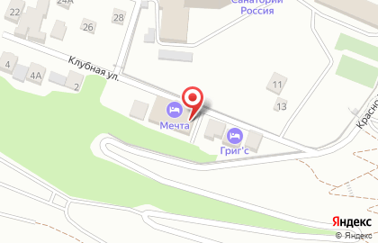 Пансионат Мечта на карте