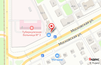 Специализированный центр сервисного обслуживания автомобилей Stuttgart на Московской улице на карте