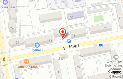 Зоомагазин в Центральном районе на карте