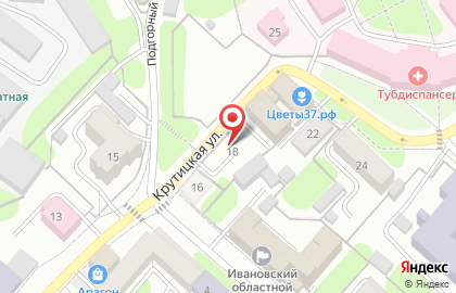 Шиномонтажная мастерская на Крутицкой улице на карте