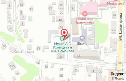 Музей А.Г. Уфимцева и Ф.А. Семенова на карте
