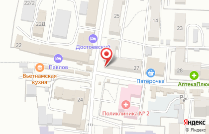 Киоск по продаже хлебобулочных изделий Форнакс на улице Академика Павлова на карте
