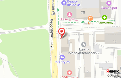 Страховая компания Зетта Страхование на Лесопарковой улице на карте