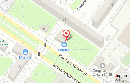 Парикмахерская Виктория в Орджоникидзевском районе на карте