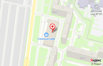 Перекресток в Приморском районе на карте