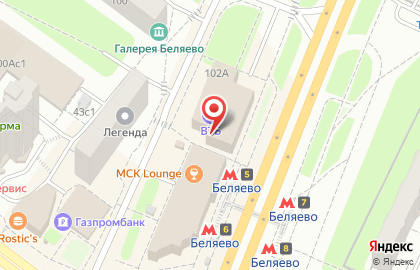 Прачечная самообслуживания Аква в Москве на карте
