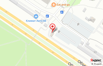 Автостоянка в Екатеринбурге на карте