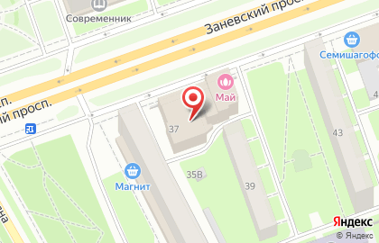 Центр имплантации и стоматологии ИНТАН на Заневском проспекте на карте