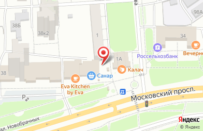 Киоск артезианской воды Ключ здоровья на Московском проспекте на карте
