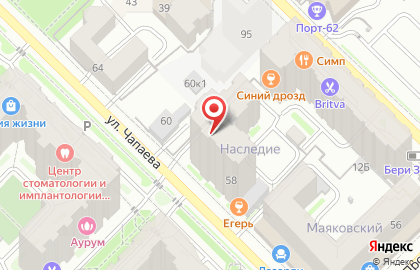 Центр маникюра и педикюра Pion на улице Чапаева на карте