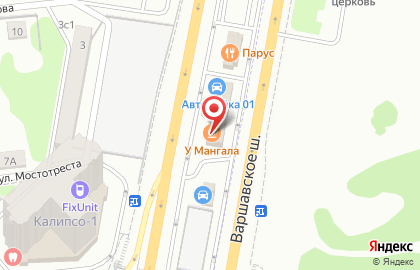 Специализированный техцентр Автоматик Москва на Симферопольском шоссе на карте