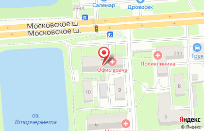 Городская клиническая больница №39 на Московском шоссе на карте