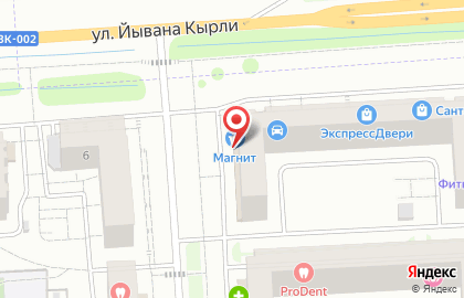 Супермаркет Магнит в Йошкар-Оле на карте