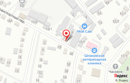 Бор в Транспортном переулке на карте