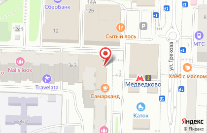 Химчистка Clean Land в Северном Медведково на карте