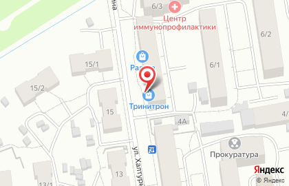 Trinitron на улице Халтурина на карте