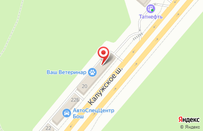 Подмосковный городок на карте