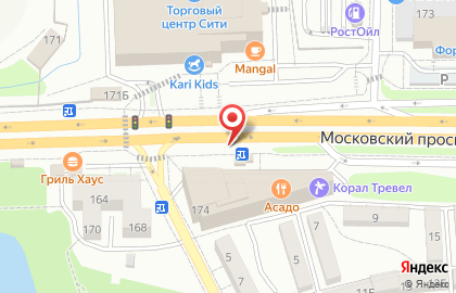 Кафе быстрого питания на Московском проспекте на карте