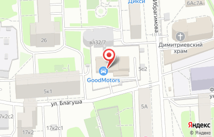 Кузовной центр в Москве на карте