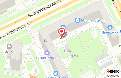 Академия Анонс на Воскресенской улице на карте