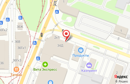 Бар в Казани на карте