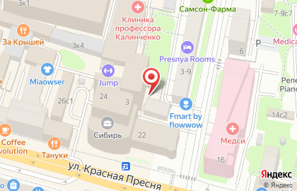 Кофейня Take and Wake на Краснопресненской на карте