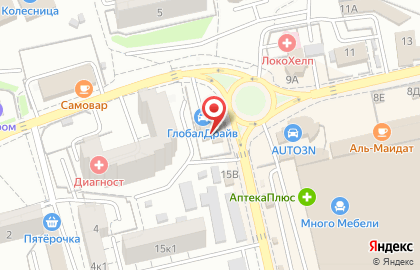 Производственно-коммерческая фирма АНГАРА на Белгородской улице на карте