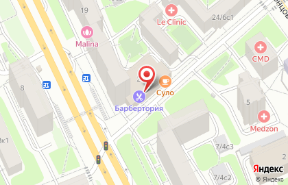 Ателье в Москве на карте