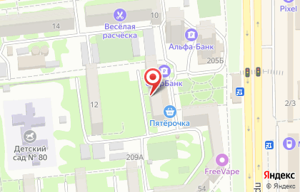 Центр снижения веса Доктора Гаврилова на проспекте Дзержинского на карте